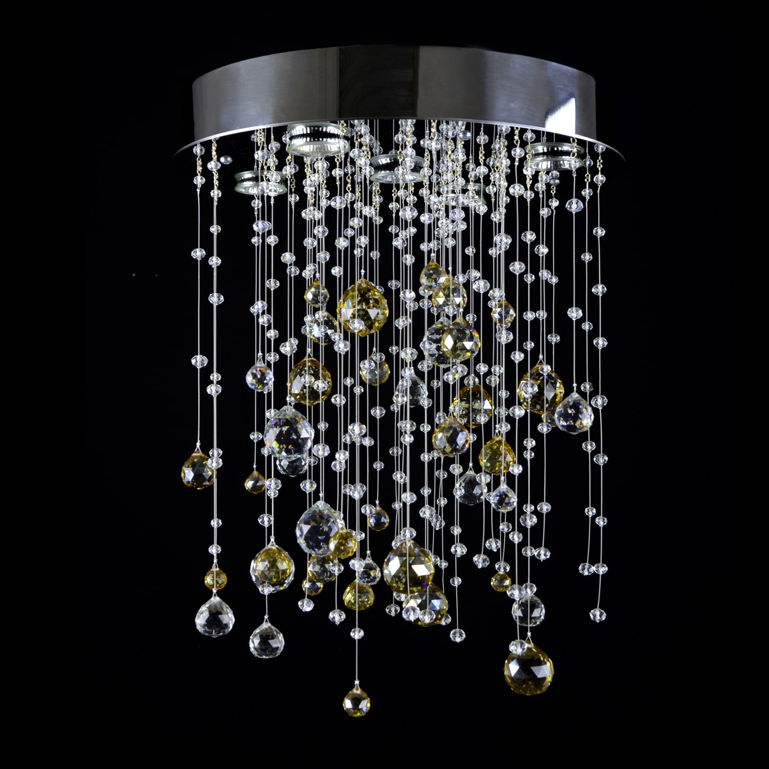 Rainfall crystal chandelier WRANOVSKY Bohemian Crystal